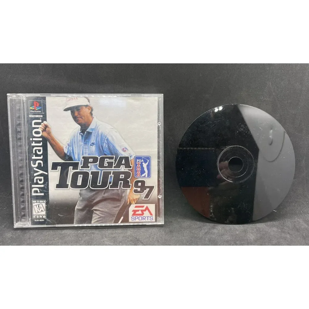 PGA Tour 97 (Sony PlayStation‎ 1, 1996) 1997 PS1 Complete CIB W/ Manual